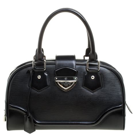 louis vuitton black epi bowling montaigne gm bag|montaigne bag reviews.